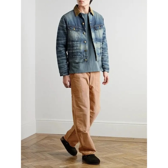 Polo Ralph Lauren Country Double Knee Carpenter Dungaree Pants Men's 34x30 NWT - Picture 6 of 7